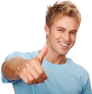 A man who enlarges his penis with soda