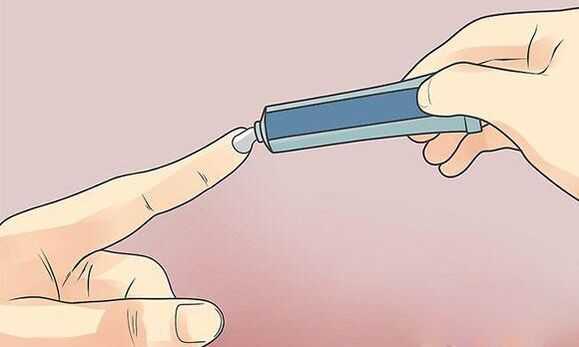 Penis enlargement massage is performed using lubricating oil