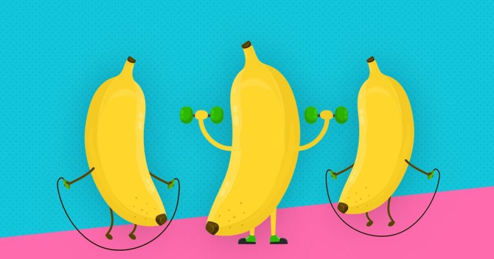 banana mimics increasing the width of the penis with exercise